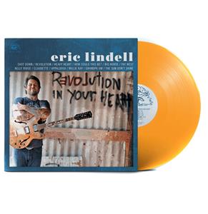 fiftiesstore Eric Lindell - Revolution In Your Heart LP - Oranje Gekleurd Vinyl - Beperkte Oplage