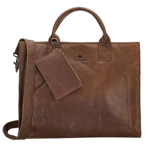 Micmacbags Golden Gate laptoptas 15,6 inch Bruin