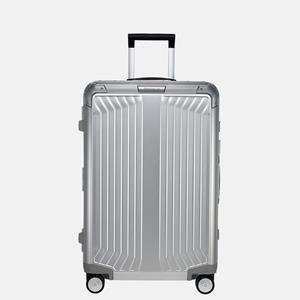 Samsonite Hartschalen-Trolley "Lite-Box Alu, 69 cm", 4 Rollen, hergestellt aus Premium-Aluminium