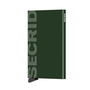 Secrid Cardprotector Kaarthouder laser logo green