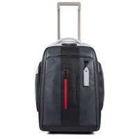 Piquadro Urban 2-Rollen Businesstrolley Leder 54 cm, grey black