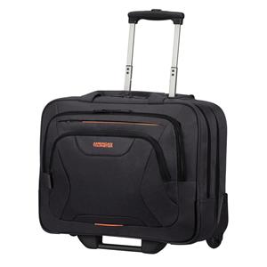 American Tourister AT Work Rolling Tote 15.6" Black/Orange