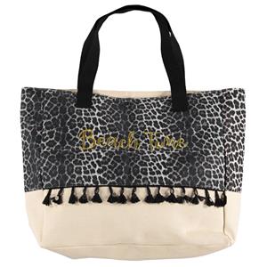 Sarlini panterprint shopper