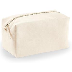 Westford Mill Toilettas/make-up tas naturel 21 cm voor heren/dames Beige