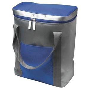 Grote koeltas zilver/blauw 15 liter Multi