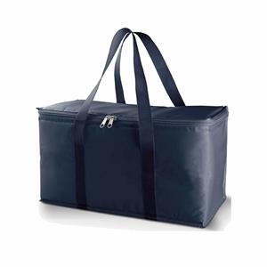 Grote koeltas metallic/blauw 17 liter Blauw