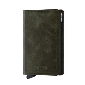 Secrid Slim Wallet Portemonnee Vintage Olive/ Black