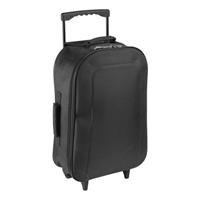 Handbagage reiskoffer/trolley zwart 46 cm Zwart