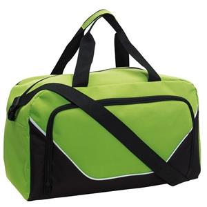 Sporttas/reistas lime groen/zwart 29 liter Multi