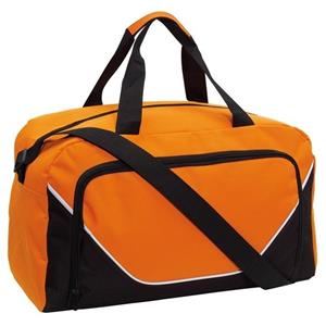 Sporttas/reistas oranje/zwart 29 liter Multi