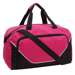 Sporttas/reistas roze/zwart 29 liter Multi