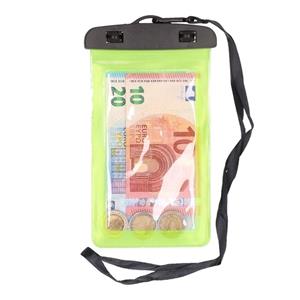 Waterdichte geldbuidel/ moneybelt nektasje groen Groen