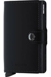 Portemonnee Miniwallet Matte Zwart