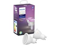 Philips LED-lamp (2 stuks) White and Color Ambiance GU10 Energielabel: A+ (A++ - E) RGBW