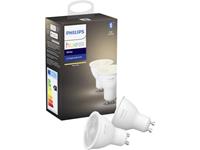 Philips Bluetooth-Spot - GU10 - warmweißes Licht - 2er-Pack