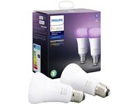 Philips Bluetooth-Standardlampe - E27 - weißes und farbiges Licht - 2er-Pack
