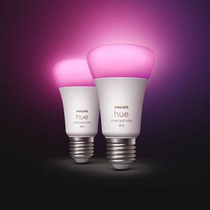 Philips Bluetooth-Standardlampe - E27 - weißes und farbiges Licht - 2er-Pack