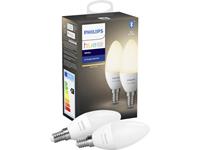 Philips Bluetooth-Kerzenlampe - warmweißes Licht - 2er-Pack
