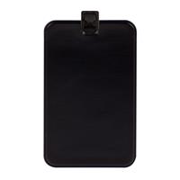 bagagelabel 12,6 cm zwart
