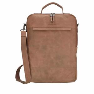 Micmacbags Malmo laptoptas en rugzak 15,6 inch Bruin