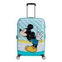 American Tourister Wavebreaker Disney Spinner 67 mickey blue kiss Harde Koffer