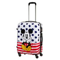 American Tourister Disney Legends Spinner 65 Mickey Blue Dots