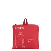 Accessoires Foldable Luggage Cover M red Kofferhoes