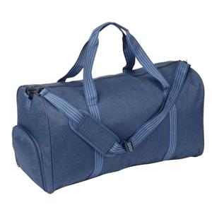 Blauwe sporttas/weekendtas met schoenenvak 60 cm Blauw