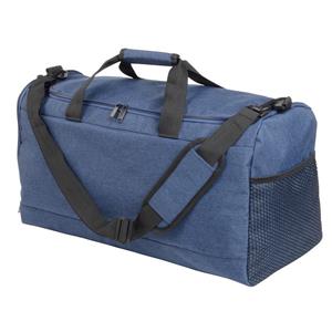 Merkloos Blauwe sporttas/weekendtas met schoenenvak 54 cm -