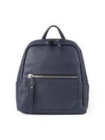 Tom Tailor Rucksack "Tinna", Reißverschluss, uni, für Damen, dunkelblau, blau