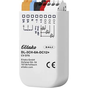 eltako DL-3CH-8A-DC12+ LED-Dimmer 3-Kanal Einbau, Unterputz