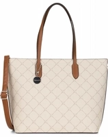 Tamaris Damen Shopper Anastasia Karo, ecru 320