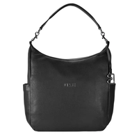 Bree Damen Schultertasche Nola 6, schwarz, schwarz