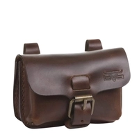 Mika Lederwaren Gürteltasche Leder 12 cm, braun