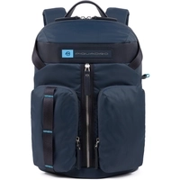 Piquadro PQ-Bios Laptoprucksack 14" 38 cm, blue