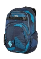 NITRO Schulrucksack Chase, Fragments Blue