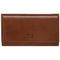 The Bridge Story Donna Damen-Geldbörse Leder 17 cm, marrone