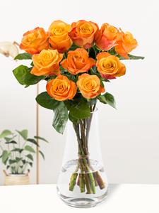 10 oranje rozen - Confidential | Rozen online bestellen & versturen | .nl