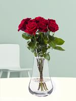 10 Rote Rosen - Red Naomi | Rosenstrauß online bestellen | Rosenversand Surprose.de