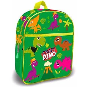 Kids Licensing schooltas Crazy Dino 30 cm polyester groen