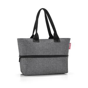 Reisenthel Shopper E1 Shopper Schoudertas - 12L - Twist Silver Grijs