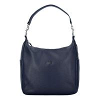 Bree Nola 10 Schultertasche Leder 28 cm Handtaschen blau Damen