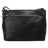 Samantha Look Schoudertas echt leer, made in italy