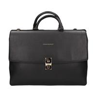 Piquadro Dafne Handtasche RFID Leder 40 cm Laptopfach Handtaschen schwarz Damen