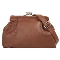 X-Zone Umhängetasche Umhängetaschen cognac Damen