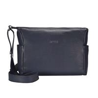 Bree Nola 3 Umhängetasche Leder 35 cm Umhängetaschen blau Damen