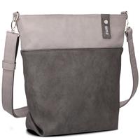 Zwei Jana J12 Schultertasche 33 cm Umhängetaschen grau Damen