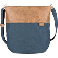 Zwei Olli OT12 Schultertasche 32 cm Umhängetaschen blau Damen