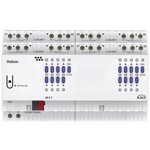 THEBEN JM 8 T KNX - EIB, KNX sunblind shutter actuator 8-ch, JM 8 T KNX