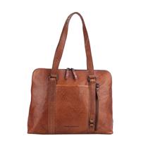 Spikes & Sparrow Laptop Shoulderbag brandy